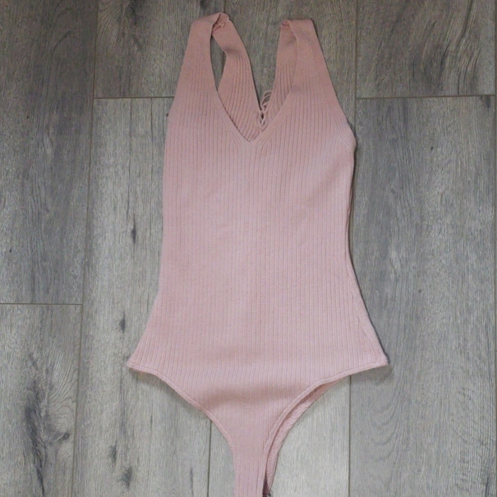 Pink bodysuit